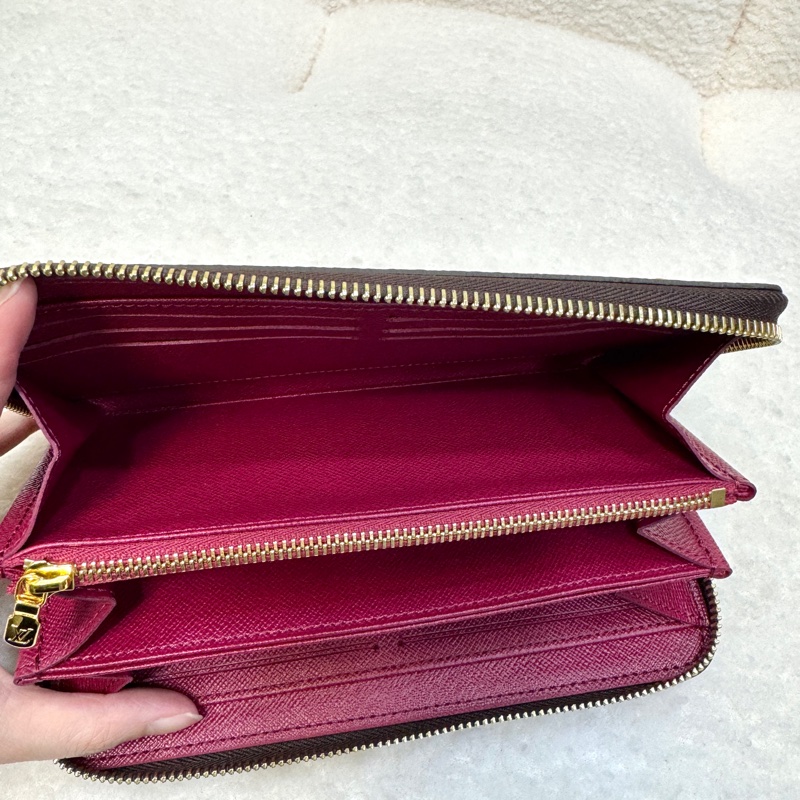 Louis Vuitton LV原花帆布 Zippy Wallet拉鍊長夾 Monogram老花長夾 M41895-8