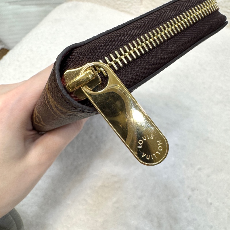 Louis Vuitton LV原花帆布 Zippy Wallet拉鍊長夾 Monogram老花長夾 M41895-13