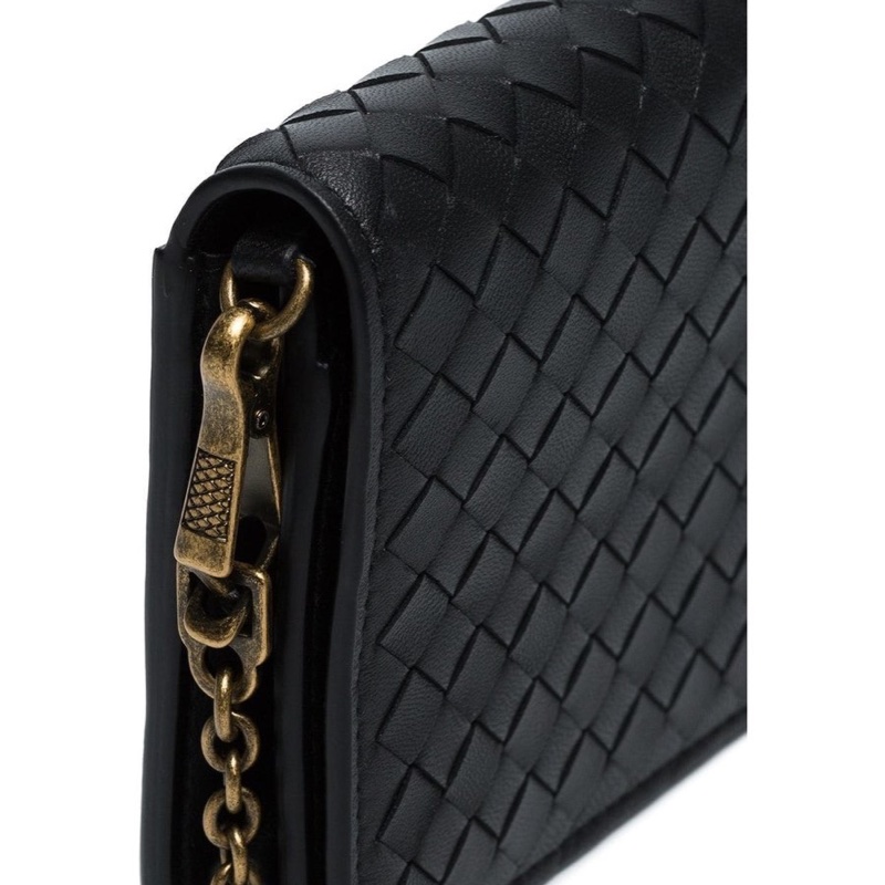 Bottega Veneta 女士 編織細節翻蓋單肩包均碼碼21cm*3.5cm*11cm-1