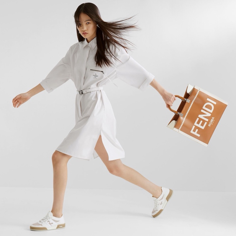 Fendi 女士 Sunshine 單肩包均碼碼35cm*17cm*31cm-3