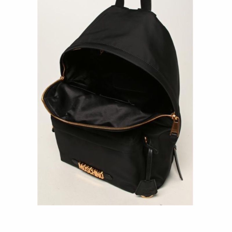 Moschino 女士 徽標雙肩包均碼碼長：30 cm，寬：14 cm，高：39 cm-3