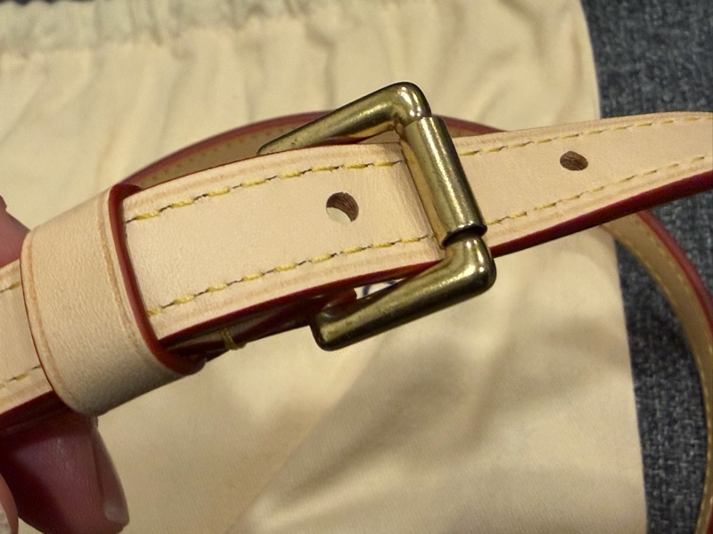 LV 斜背帶 全新 配件 保證正品-7