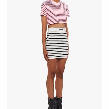 Miu Miu 女士 條紋T恤XS S M L碼-5