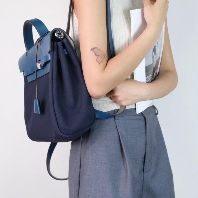 ✨Hermes herbag31 後背包 包型很好 鎖鑰匙齊全💙-1