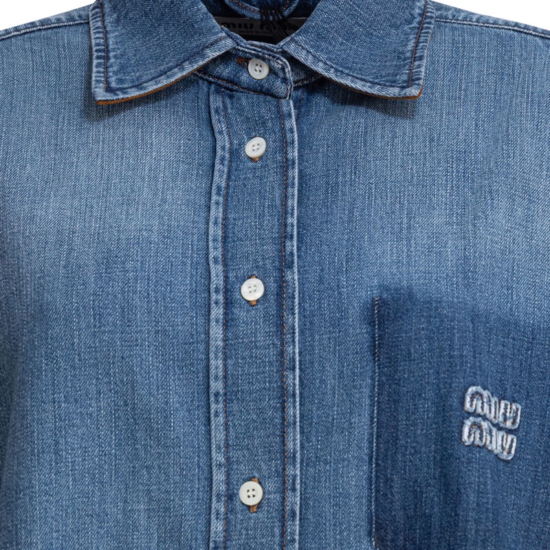 Miu Miu 女士 長袖襯衫IT-36 IT-38 IT-40 IT-42 IT-44 IT-46碼-1