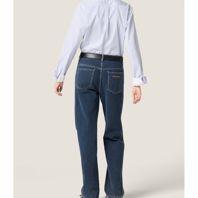 Miu Miu 女士 條紋府綢襯衫IT-38 IT-40 IT-42 IT-44碼-1