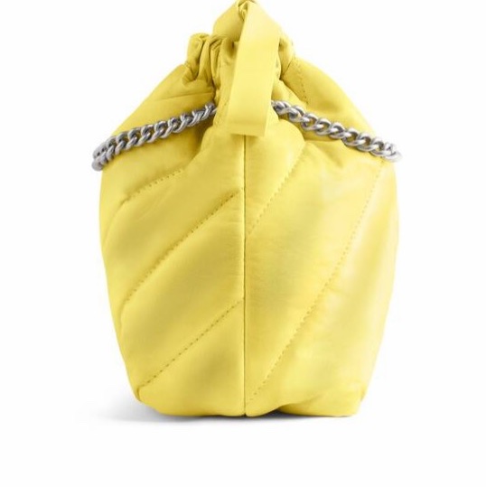 Balenciaga 女士 Crush 小號徽標絎縫單肩包均碼碼小號、20cm*8cm*20cm-1