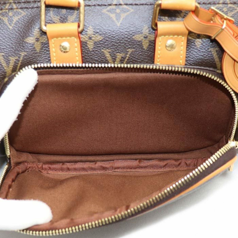 路易威登 Keepall Cargo 25 兩用單肩包 Monogram 棕色 M14981 IC 男款 女款-4