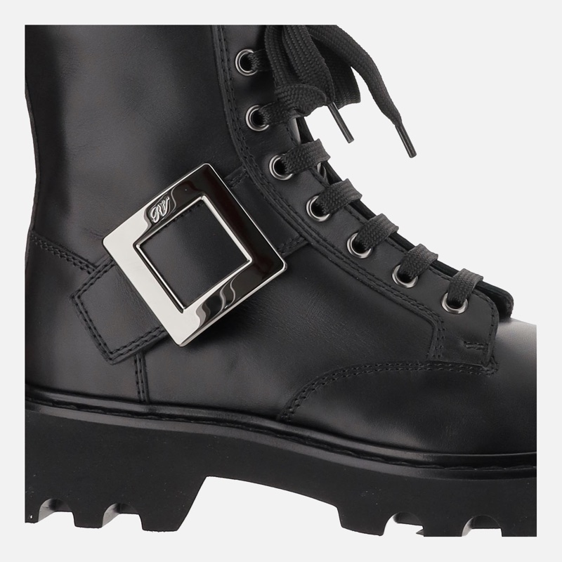 Roger Vivier 女士 系帶馬丁靴35 36 37 37.5 38 38.5 39 39.5 40 41 41.5 42碼-2