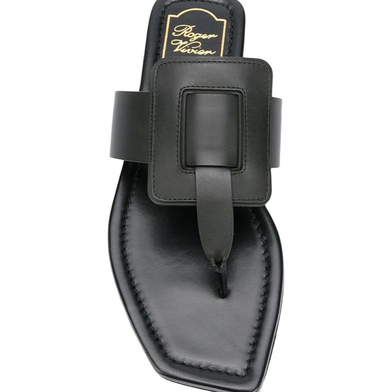 Roger Vivier 女士 Viv' Sellier 人字穆勒鞋36 37 38 39碼-4