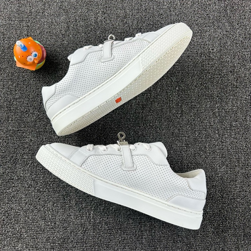 Hermes愛馬仕Kelly扣小白鞋 尺碼37.5-1