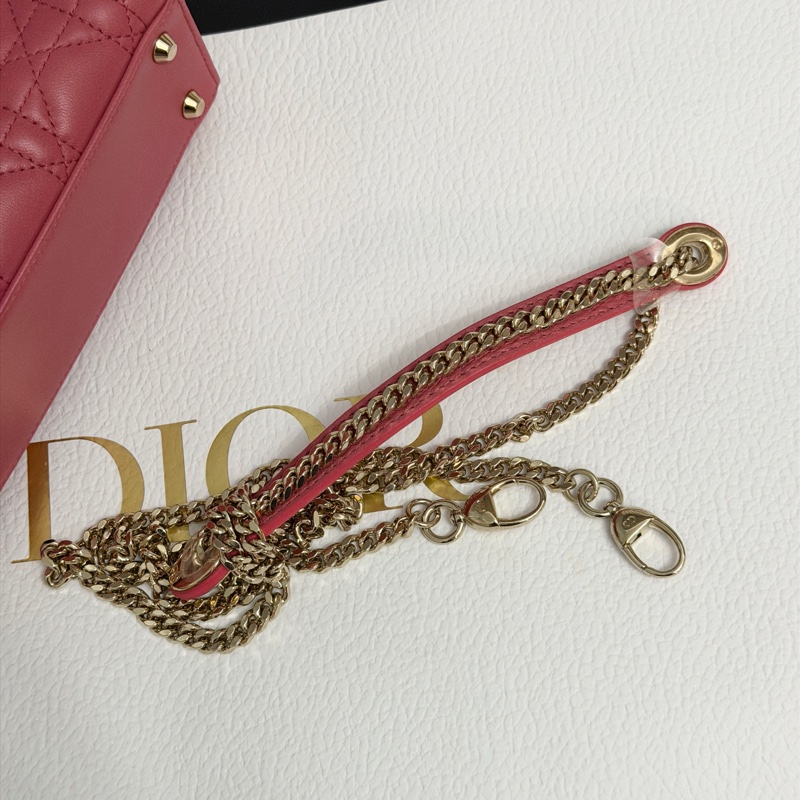 99新超美❤️ Dior #lady #乾燥玫瑰粉 #戴妃包 #三格-14