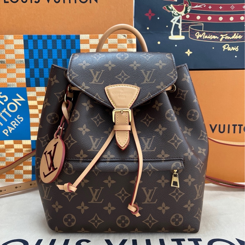 晶片款❤️大全配🈶購證❤️ #lv #新款 老花 #雙肩包 #後背包 #小號-5