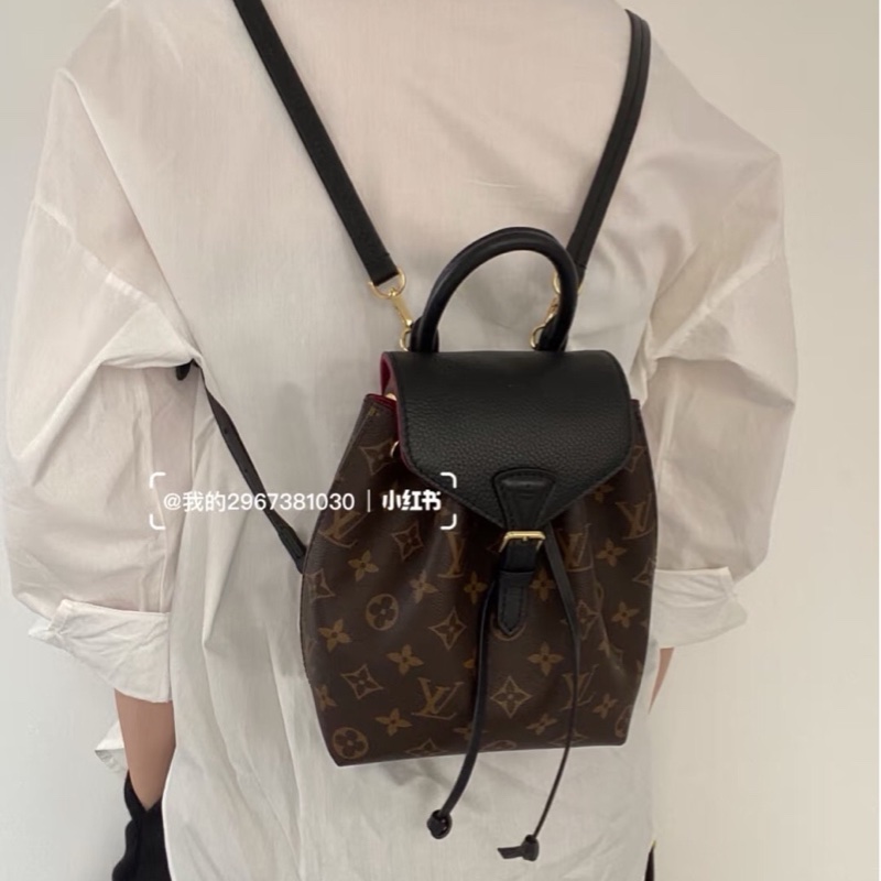 全新閒置全配❤️ LV #Montsouris bb #後背包 #雙肩包 #新款-6