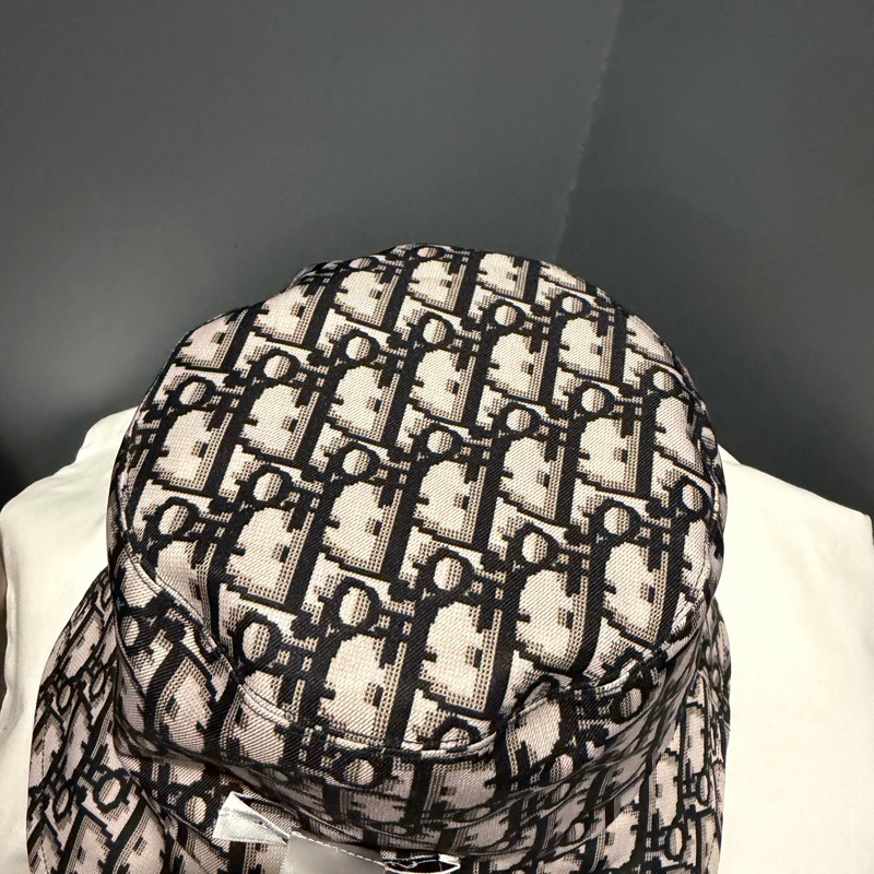 Dior 老花 巴黎地圖 雙面 漁夫帽 57號-5