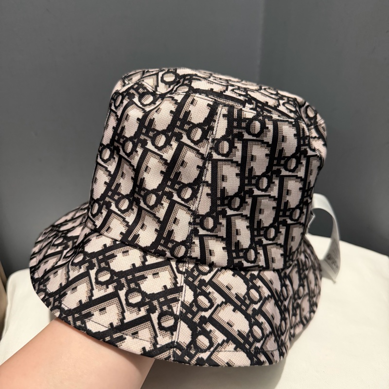 Dior 老花 巴黎地圖 雙面 漁夫帽 57號-15