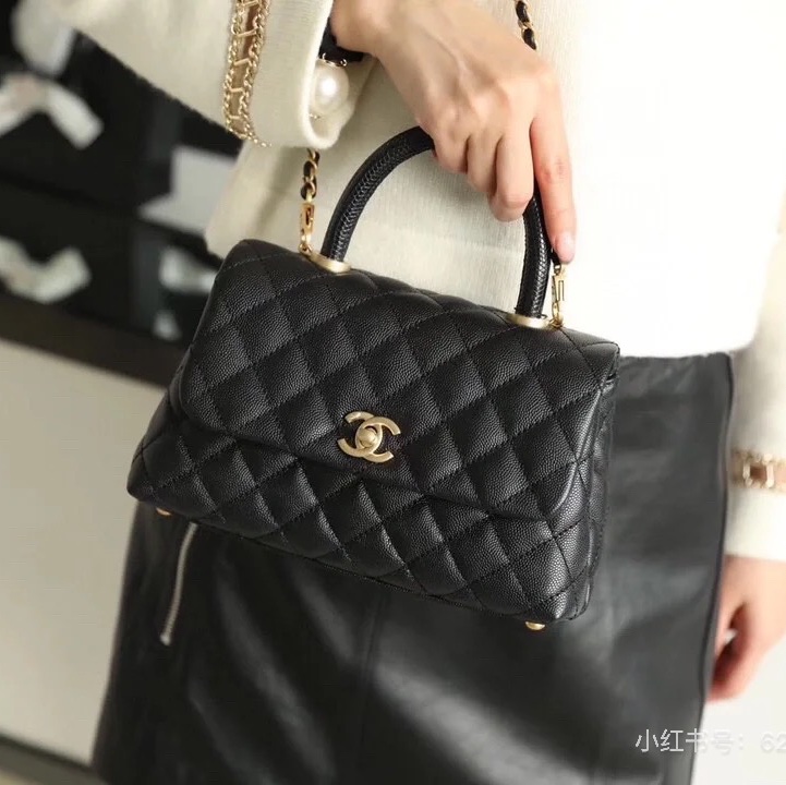 全新閒置全配🌟#chanel #coco #handle #cf #荔枝皮-0