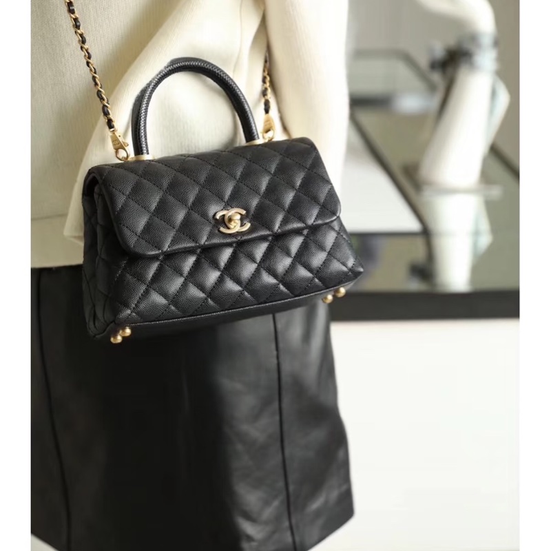 全新閒置全配🌟#chanel #coco #handle #cf #荔枝皮-1