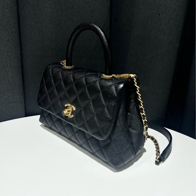 全新閒置全配🌟#chanel #coco #handle #cf #荔枝皮-4