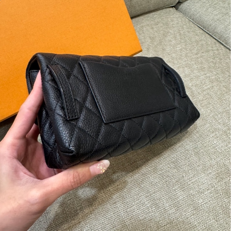 99新🌟 香奈兒 #黑銀 #2.55 #荔枝皮 #mini 腰包 斜背包-15