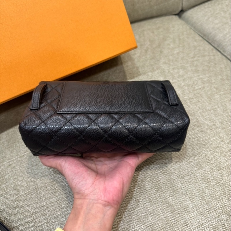 99新🌟 香奈兒 #黑銀 #2.55 #荔枝皮 #mini 腰包 斜背包-16