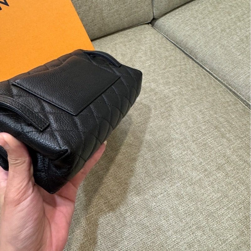 99新🌟 香奈兒 #黑銀 #2.55 #荔枝皮 #mini 腰包 斜背包-18