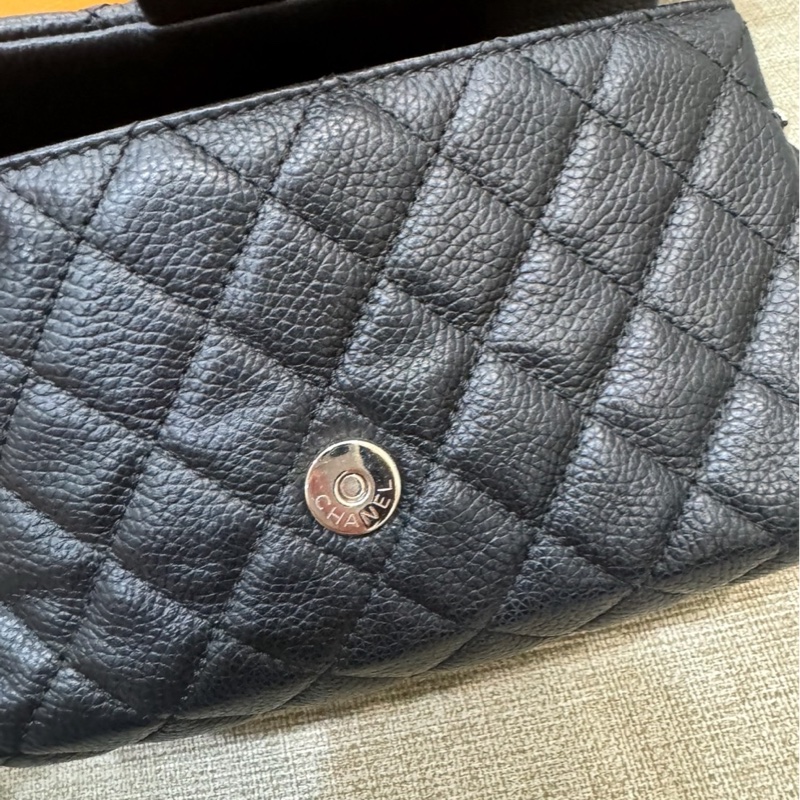 99新🌟 香奈兒 #黑銀 #2.55 #荔枝皮 #mini 腰包 斜背包-21