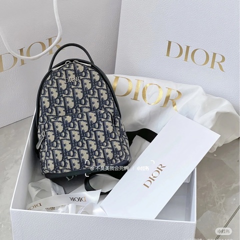 全新全配❤️ Dior #老花 #雙肩包 #後背包 #mini