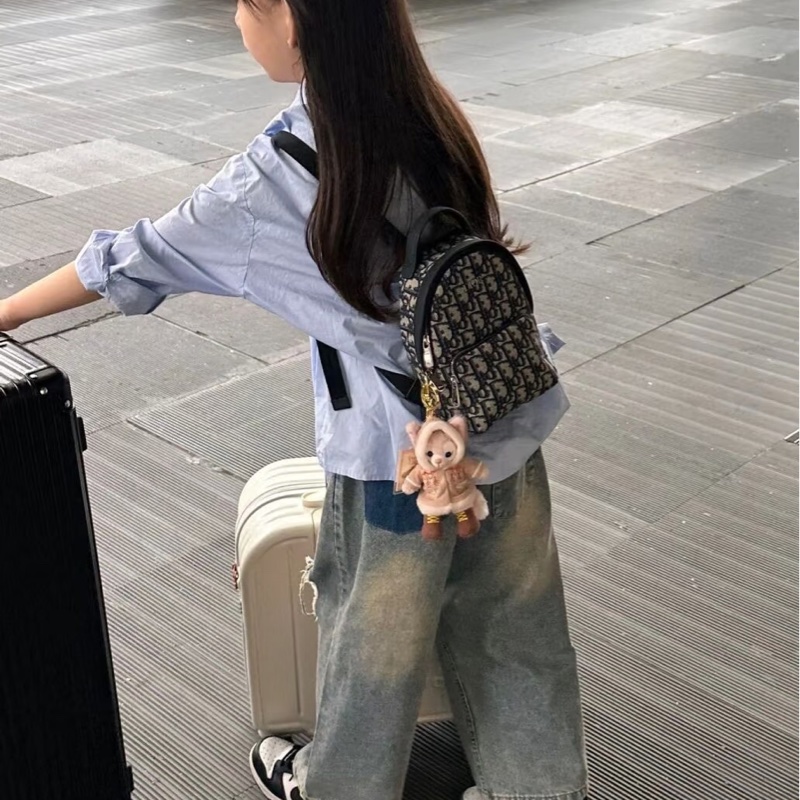 全新全配❤️ Dior #老花 #雙肩包 #後背包 #mini-3