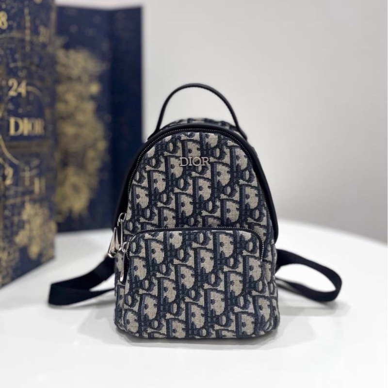 全新全配❤️ Dior #老花 #雙肩包 #後背包 #mini-6