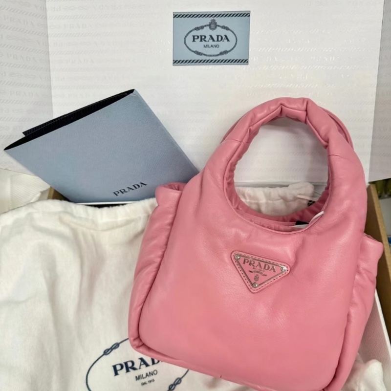 全新🈶購證🌟 prada #櫻花粉 #粉色 #泡芙 #菜籃子-4