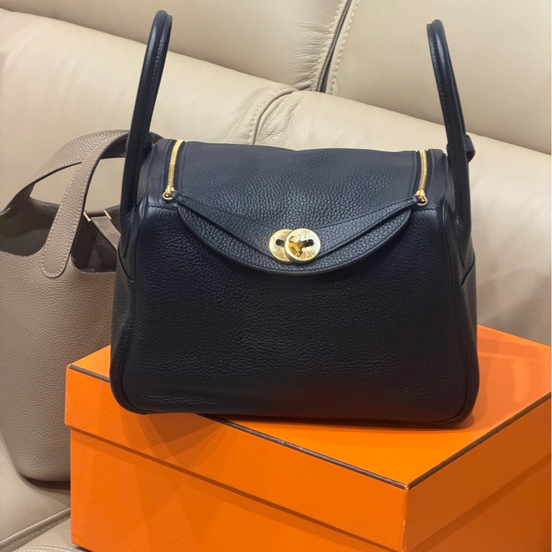 全新閒置全配❤️ 愛馬仕 #黑金 #lindy26 #togo皮 #hermes-1