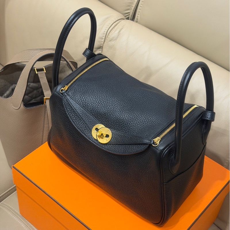 全新閒置全配❤️ 愛馬仕 #黑金 #lindy26 #togo皮 #hermes-2