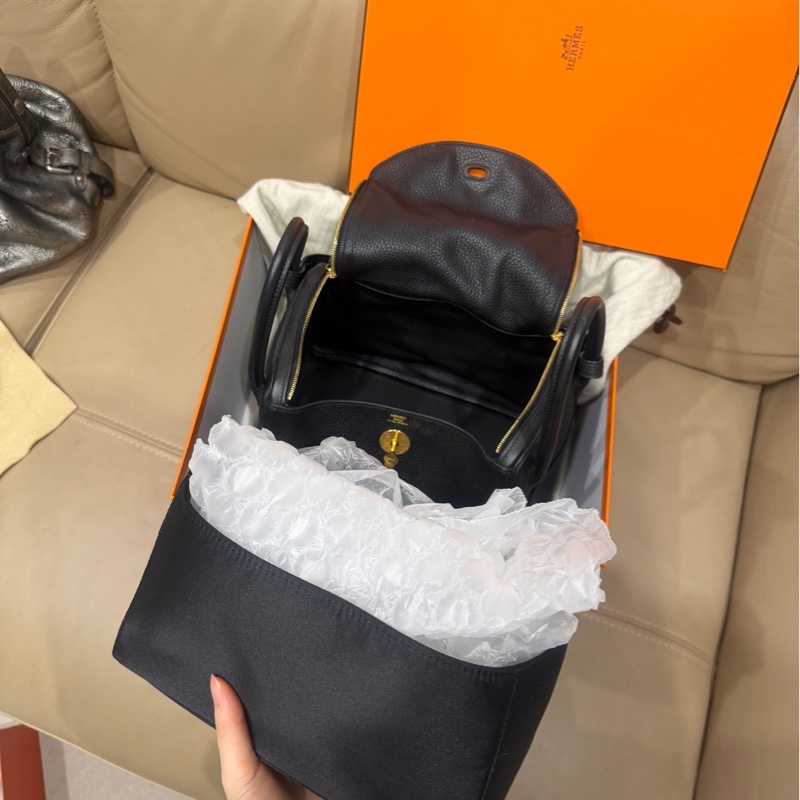 全新閒置全配❤️ 愛馬仕 #黑金 #lindy26 #togo皮 #hermes-16