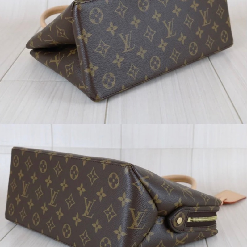 「JL精品代購」98新 LV 老花 新款蒙田 手提/肩背包 ic 芯片款-6