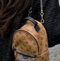 LV M44872 拼色mini小書包 後背包 焦糖色限量款-5
