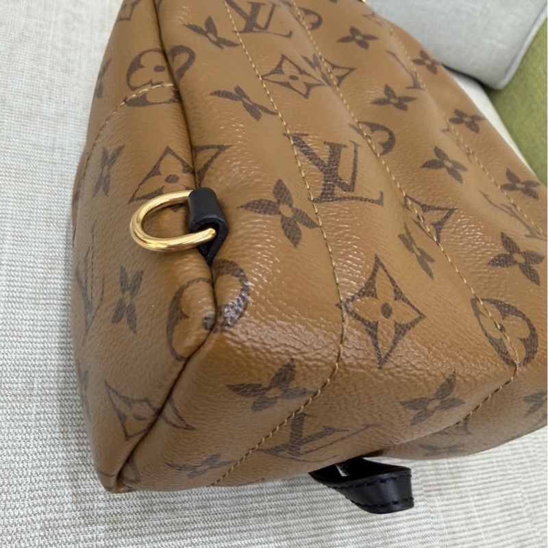 LV M44872 拼色mini小書包 後背包 焦糖色限量款-14