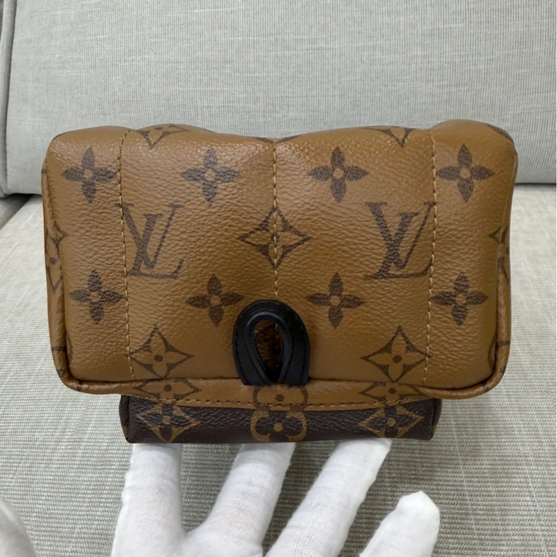 LV M44872 拼色mini小書包 後背包 焦糖色限量款-15