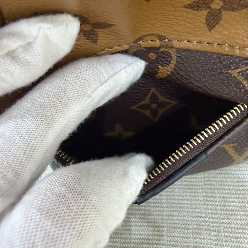 LV M44872 拼色mini小書包 後背包 焦糖色限量款-25