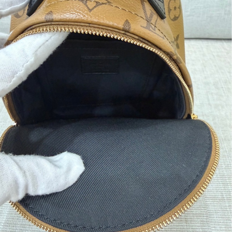 LV M44872 拼色mini小書包 後背包 焦糖色限量款-26