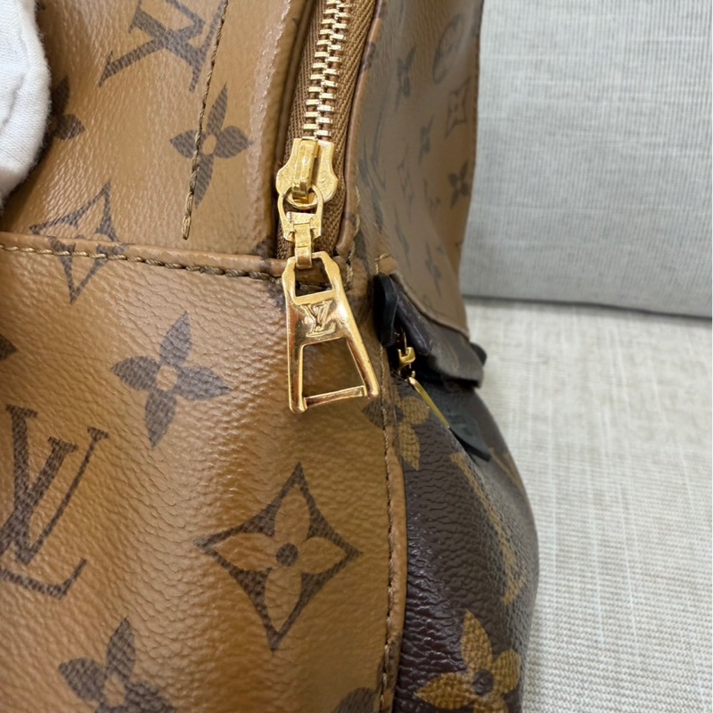 LV M44872 拼色mini小書包 後背包 焦糖色限量款-36