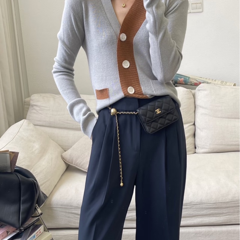 大全配🈶購證❤️ 香奈兒 #woc #mini #黑金 #金球-3