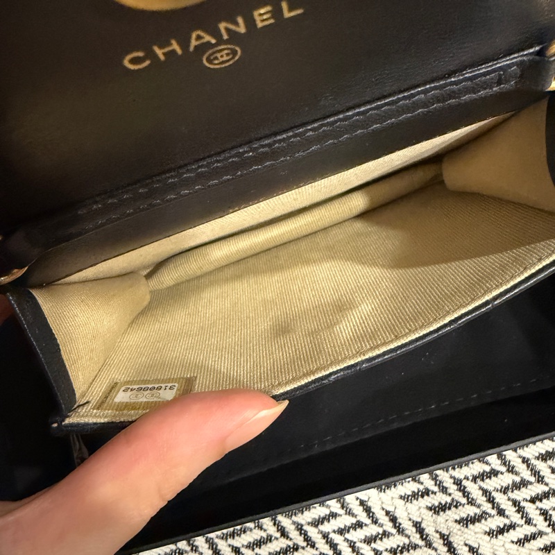 大全配🈶購證❤️ 香奈兒 #woc #mini #黑金 #金球-15