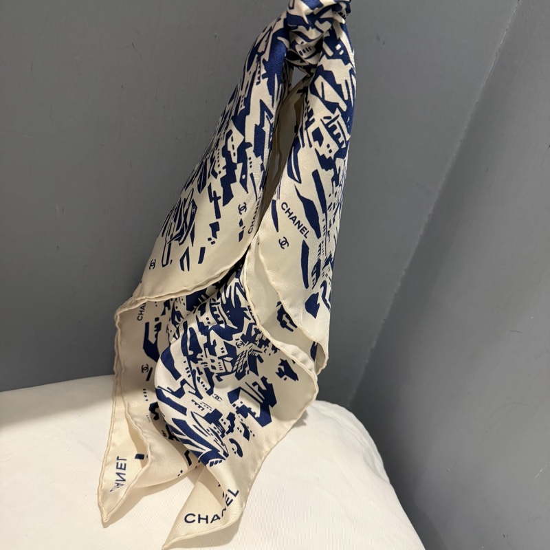 Chanel 香奈兒 3ways 絲巾髮圈 髮束 髮帶 髮飾-4