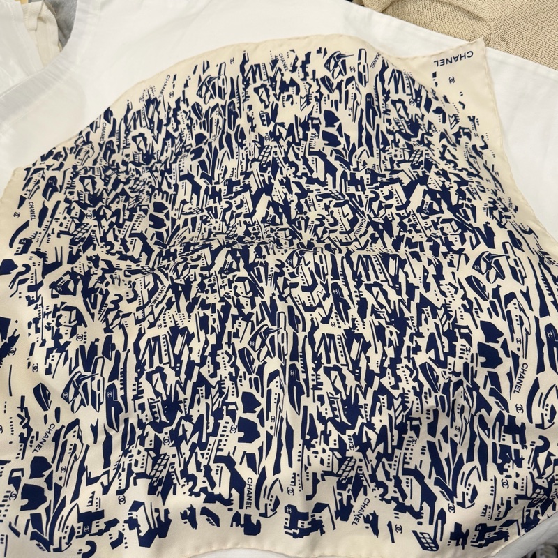 Chanel 香奈兒 3ways 絲巾髮圈 髮束 髮帶 髮飾-11