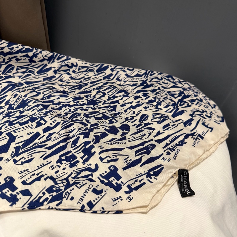 Chanel 香奈兒 3ways 絲巾髮圈 髮束 髮帶 髮飾-12