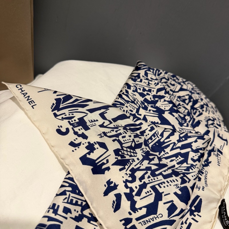 Chanel 香奈兒 3ways 絲巾髮圈 髮束 髮帶 髮飾-13