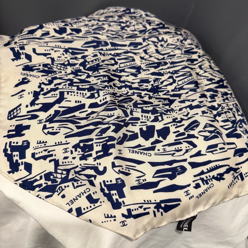 Chanel 香奈兒 3ways 絲巾髮圈 髮束 髮帶 髮飾-16