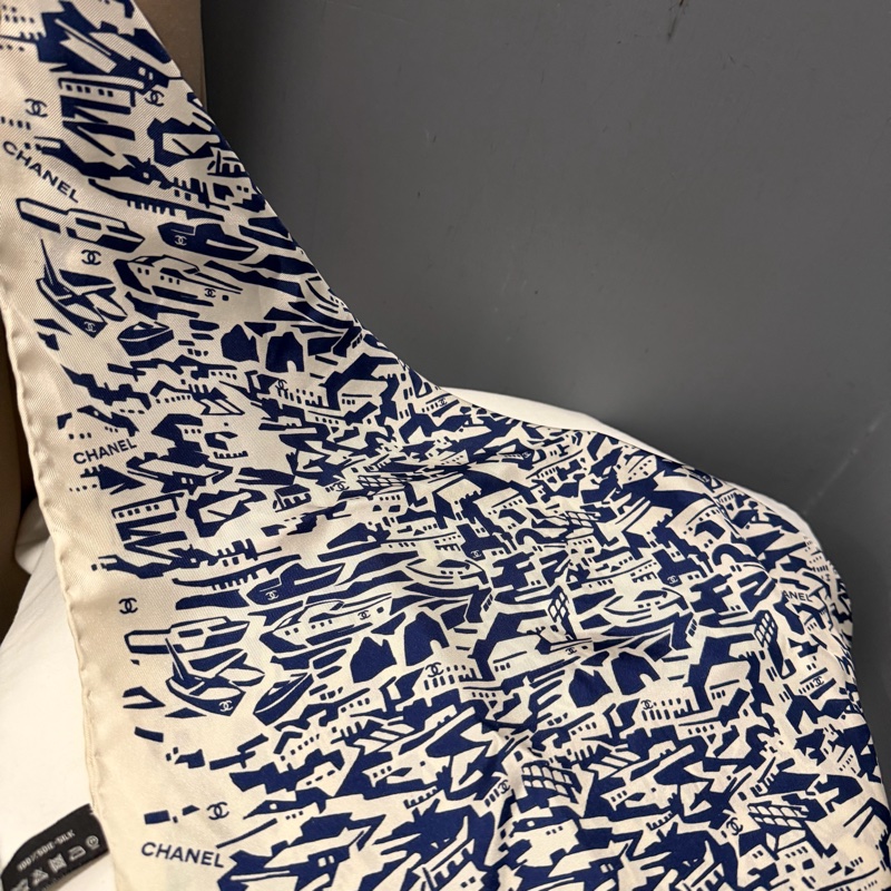 Chanel 香奈兒 3ways 絲巾髮圈 髮束 髮帶 髮飾-17