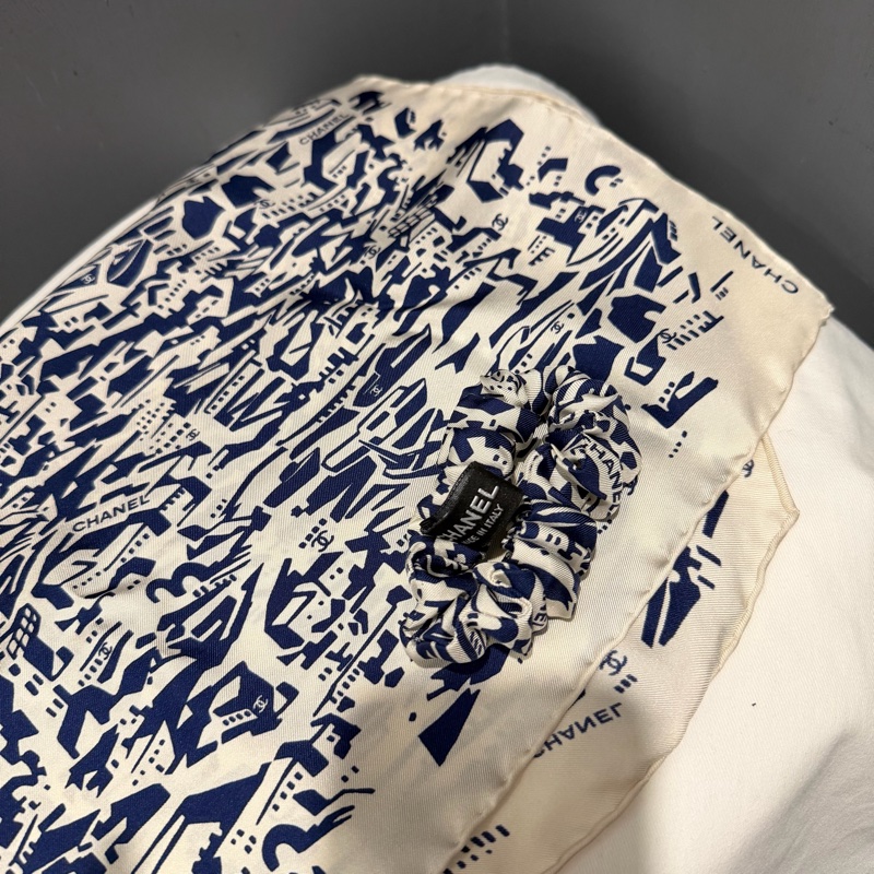 Chanel 香奈兒 3ways 絲巾髮圈 髮束 髮帶 髮飾-20